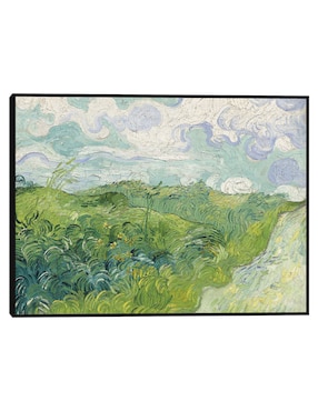 Cuadro decorativo Campos de trigo verdes, Auvers (1890) técnica mixta Cuadros Jr Campos