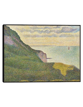 Cuadro decorativo Paisaje marino en Port-En-Bessin, Normandía (1888) técnica mixta Cuadros Jr Verano