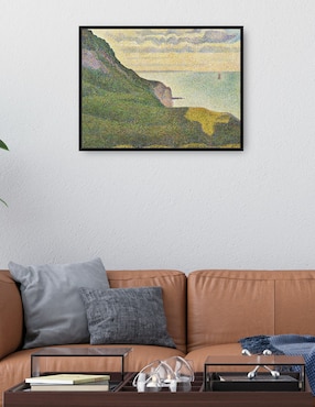 Cuadro decorativo Paisaje marino en Port-En-Bessin, Normandía (1888) técnica mixta Cuadros Jr Verano