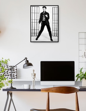 Cuadro decorativo Elvis Presley en Jailhouse Rock técnica mixta Cuadros Jr Música