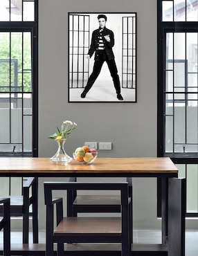 Cuadro decorativo Elvis Presley en Jailhouse Rock técnica mixta Cuadros Jr Música