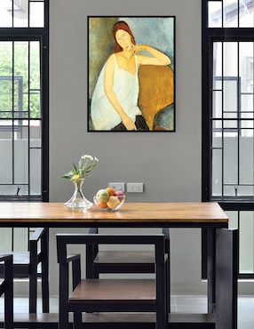 Cuadro decorativo Jeanne Hébuterne (1898-1920) Arte mural técnica mixta Cuadros Jr Retratos