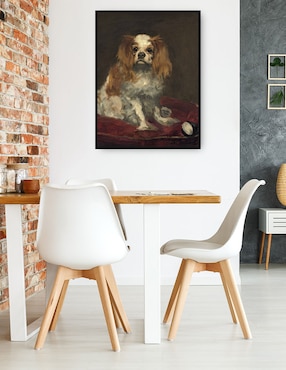Cuadro decorativo Un rey charles spaniel técnica mixta Cuadros Jr Animales Domésticos