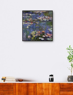 Cuadro decorativo Lirios de agua 1916 técnica mixta Cuadros Jr Lagos