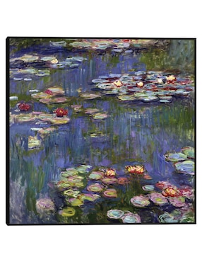Cuadro decorativo Lirios de agua 1916 técnica mixta Cuadros Jr Lagos