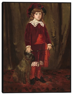 Cuadro decorativo Eddy Cassatt técnica mixta Cuadros Jr Retratos