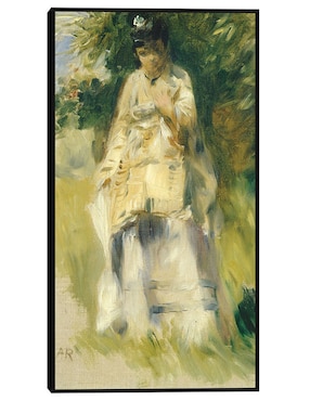 Cuadro decorativo Mujer de pie junto a un árbol técnica mixta Cuadros Jr Retratos