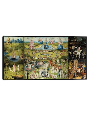 Cuadro decorativo El jardín de las delicias 1504 técnica mixta Cuadros Jr