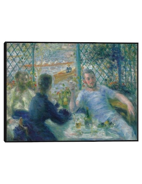 Cuadro decorativo Almuerzo en el Restaurante Fournaise (El almuerzo de los remeros) (1875) técnica mixta Cuadros Jr Café