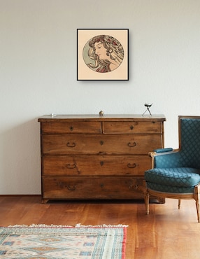 Cuadro decorativo Vidriera para la fachada de la boutique Fouquet VI técnica mixta Cuadros Jr Obras
