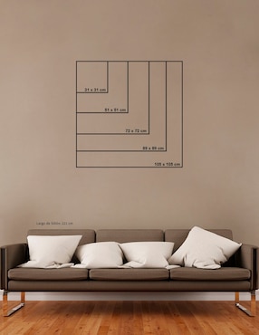 Cuadro decorativo Vidriera para la fachada de la boutique Fouquet VI técnica mixta Cuadros Jr Obras