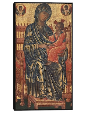 Cuadro decorativo La Virgen y el Niño entronizados, c. 1250/1275 técnica mixta Cuadros Jr Figuras Celestiales