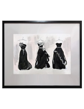 Pintura Dresses técnica acrílico Lune Art Gallery MilleniArt