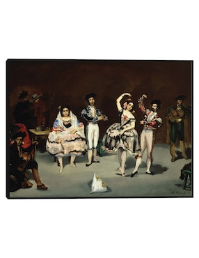 Cuadro decorativo Ballet Español técnica mixta Cuadros Jr Gente