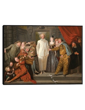Cuadro decorativo Los Comediantes Italianos técnica mixta Cuadros Jr Viticultura