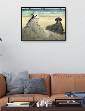 Cuadro decorativo En La Playa (1873) técnica mixta Cuadros Jr Viticultura