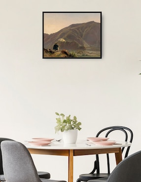 Cuadro decorativo Vista De Bolzano Con Un Pintor técnica mixta Cuadros Jr Caminos