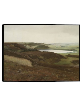Cuadro decorativo Un Paisaje Cerca De Bryrup, Jutlandia (1888) técnica mixta Cuadros Jr Campos