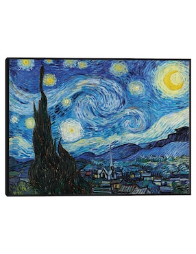 Cuadro decorativo La Noche Estrellada (1889) técnica mixta Cuadros Jr Figuras Celestiales