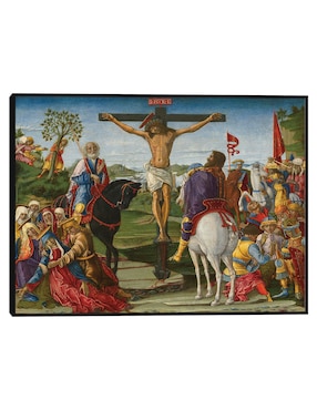 Cuadro decorativo La Crucifixión técnica mixta Cuadros Jr Inspiración