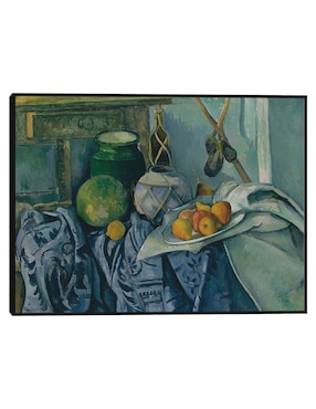 Cuadro decorativo Naturaleza Muerta Con Tarro De Jengibre Y Berenjenas (1893-1894) técnica mixta Cuadros Jr Lagos