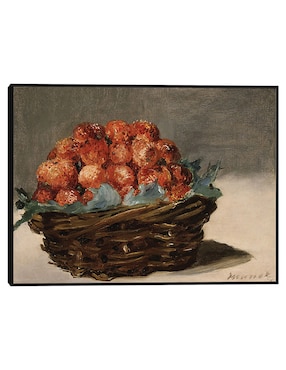 Cuadro decorativo Fresas (Hacia 1882) técnica mixta Cuadros Jr Motañas
