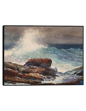 Cuadro decorativo Marea Entrante, Scarboro, Maine (1883) técnica mixta Cuadros Jr Playas