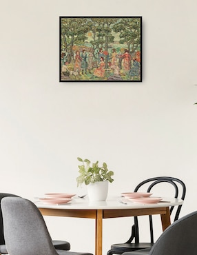 Cuadro decorativo Paisaje Con Figuras, 1921 técnica mixta Cuadros Jr Bosques