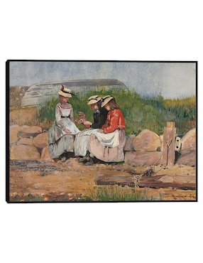 Cuadro decorativo La Hija De Un Pescador (1873) técnica mixta Cuadros Jr Deportes