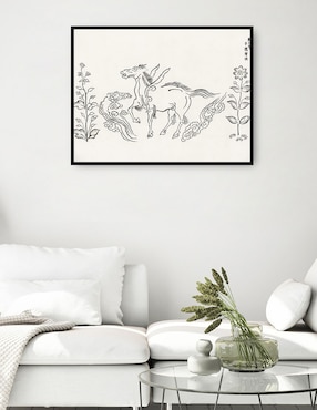 Cuadro decorativo técnica mixta Cuadros Jr Gente
