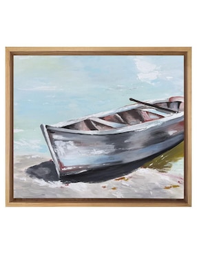 Pintura Lanchita técnica acrílico Lune Art Gallery Arquitectura