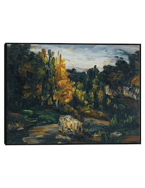Cuadro decorativo La Piscina De Jas De Bouffan (Ca. 1885–86) 2 técnica mixta Cuadros Jr Campos