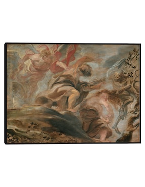 Cuadro decorativo El Juicio De Salomón (1617) técnica mixta Cuadros Jr Montañas