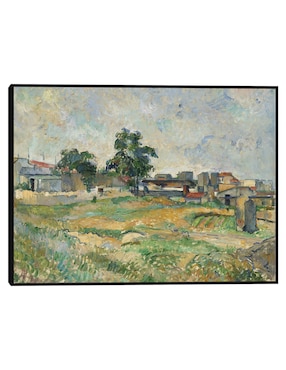 Cuadro decorativo Mont Sainte-Victoire Y El Viaducto Del Arco Del Valle Del Río (1882-1885) técnica mixta Cuadros Jr Obras