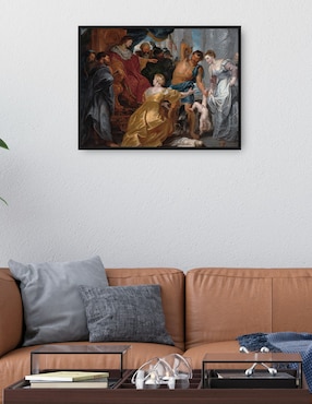 Cuadro decorativo El Encuentro De Abraham Y Melquisedec (C. 1626) técnica mixta Cuadros Jr Figuras Celestiales