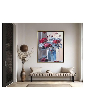 Pintura Ecos de Pétalos técnica acrílico Lune Art Gallery Flores