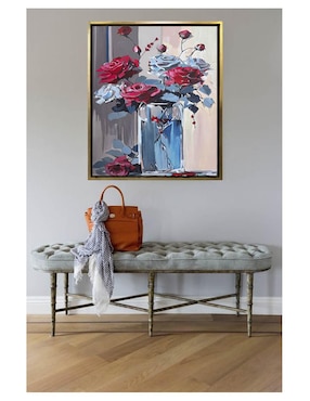 Pintura Ecos de Pétalos técnica acrílico Lune Art Gallery Flores