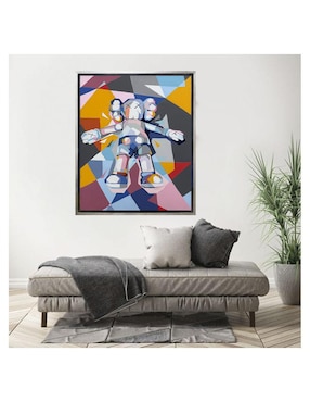 Pintura FallenCaos técnica acrílico Lune Art Gallery