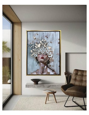 Pintura Peaceful Nature técnica acrílico Lune Art Gallery Flores