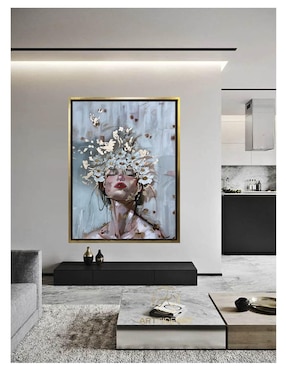 Pintura Peaceful Nature técnica acrílico Lune Art Gallery Flores