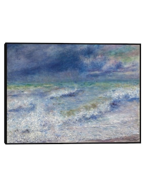 Cuadro decorativo Paisaje marino (1879) técnica mixta Cuadros Jr Olas
