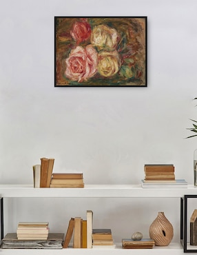 Cuadro decorativo Rosas (1917) técnica mixta Cuadros Jr Floreros