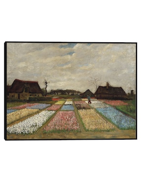 Cuadro decorativo Parterres de flores en Holanda (c. 1883) técnica mixta Cuadros Jr Campos