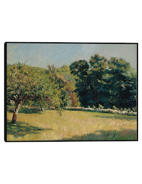 Cuadro decorativo Un jardín À Trouville (1882) técnica mixta Cuadros Jr Campos