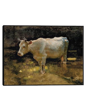 Cuadro decorativo Estudio de una vaca en un prado. técnica mixta Cuadros Jr Animales Domésticos