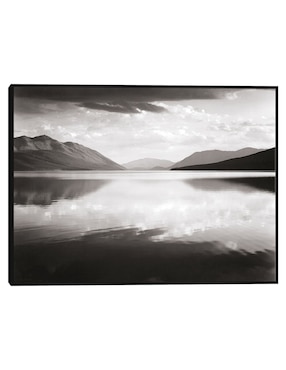 Cuadro decorativo Por la tarde, Lago McDonald, Parque Nacional Glacier técnica mixta Cuadros Jr Lagos