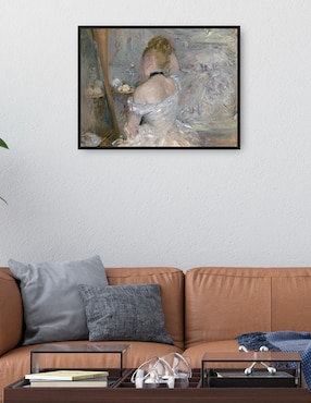 Cuadro decorativo Mujer en su baño técnica mixta Cuadros Jr Bocetos