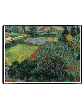 Cuadro decorativo Campo de amapolas (1889) técnica mixta Cuadros Jr Campos