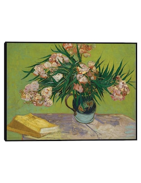 Cuadro decorativo Adelfas (1888) técnica mixta Cuadros Jr Floreros
