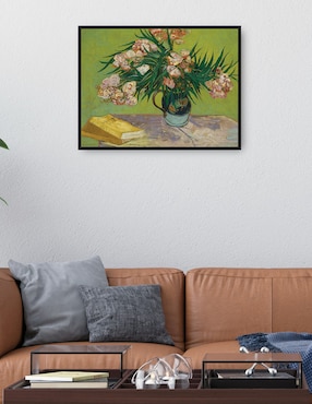 Cuadro decorativo Adelfas (1888) técnica mixta Cuadros Jr Floreros